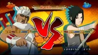 Naruto Ultimate Ninja Storm 2 - Killer Bee (Herman) vs Sasuke (Kirin - Me)