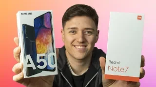 Galaxy A50 vs Redmi Note 7, ¿cuál elegir?