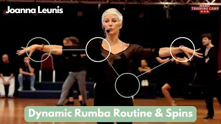 Joanna Leunis - Rumba latin Dance Lesson - Spins | Mabo Dance Camp