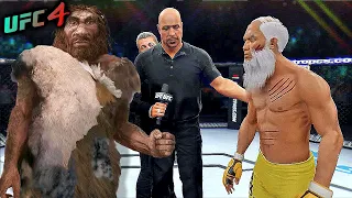 Old Bruce Lee vs. Peking Man (EA sports UFC 4)