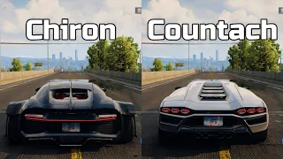 NFS Unbound: Bugatti Chiron Sport vs Lamborghini Countach LPI 800-4 - WHICH IS FASTEST (Drag Race)