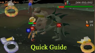 OSRS Dagannoth Kings SOLO all 3 kings Quick Guide (high level)