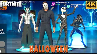 Halloween Squads Match - Fortnite (4K 60FPS) #1 Victory Royale