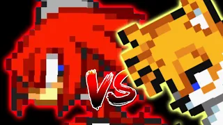 Tails vs Knuckles (WIP) Flipaclip Sprite Animation