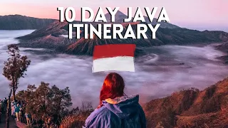 ULTIMATE JAVA TRAVEL GUIDE | 10 Day Java Itinerary | Backpacking Java | Climbing Mount Bromo