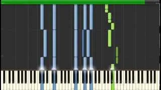 Canon rock version -  Johann Pachelbel  on piano  Synthesia