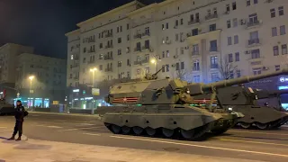 Репетиция парада Победы 2021. Военная техника. Москва. 29 апреля 2021