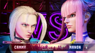 Street Fighter 6 - Cammy vs. Manon Walkout VS