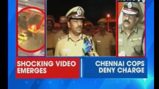 34060 Krieg stage NewsX Shocking Video Emerges׃ Cop setting vehicles on fire in Chennai