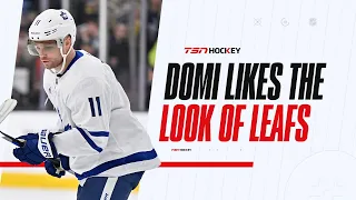 Tight-lipped Domi liked the look of Leafs at practice