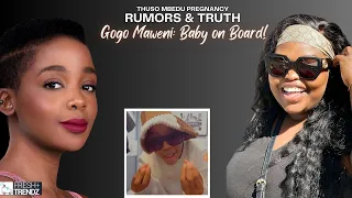 Thuso Mbedu Clears Up Pregnancy Rumors! Meanwhile, Gogo Maweni Confirms She's Expecting!