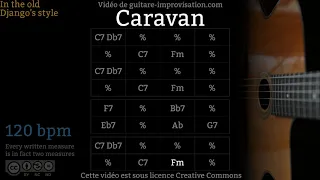 Caravan (120 bpm) - Gypsy jazz Backing track / Jazz manouche