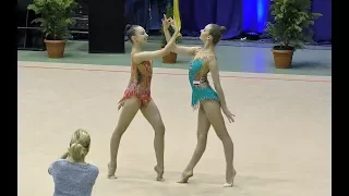 Gimnastyka artystyczna: Natalia Kozioł & Natalia Kulig - WOW! - DMP Rumia 2017