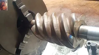 Screw compressor repairing