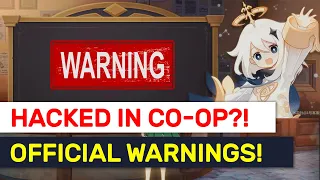 NEW Official MiHoYo Warnings! DON'T GET HACKED In Co-op! | Genshin Impact