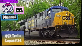 CSX Train Separates