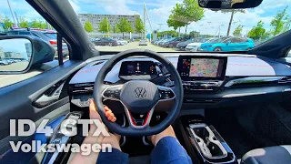 New Volkswagen ID4 GTX 2021 Test Drive Review POV