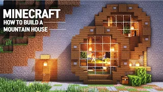 Minecraft : MOUNTAIN HOUSE TUTORIAL｜How to Build in Minecraft (#66)