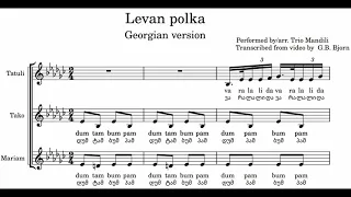 Trio Mandili - Ievan polka ლევან პოლკა