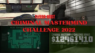 Criminal Mastermind Challenge 2022 Easiest way to complete it Fleeca Heist and setups GTA Online