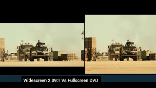Green Zone 2010 aspect ratio comparison widescreen vs fullscreen dvd investigation scene