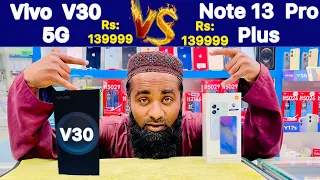 Vivo V30 5G VS Redmi Note 13 Pro Plus || Comparison Video| Good News #compare #mobile