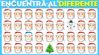 Encuentra el Emoji Diferente 🤓 | Edición Navideña 🎅