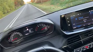 Przyśpieszenie 0-100 km/h Peugeot 208 1.2 PureTech 75km Top Speed!