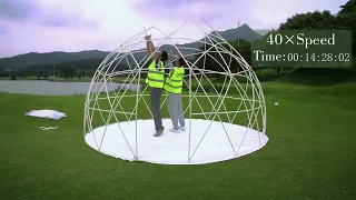 3 6m igloo installation