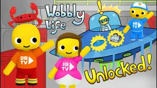 HOW TO UNLOCK THE SCIENTIST OUTFIT & UFO IN WOBBLY LIFE