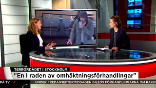 Förhandlingar om Akilovs omhäktning har inletts - Nyheterna (TV4)