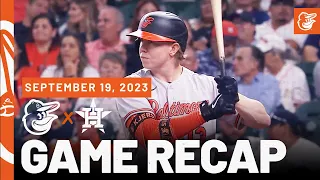 Orioles vs. Astros Game Recap (9/19/23) | MLB Highlights | Baltimore Orioles