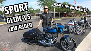 Whats the Difference? 2020 Harley-Davidson Sport Glide vs Lowrider | Cody Compares Ep. 7