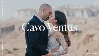 Cavo Ventus Villa Wedding Video | Julia & Hassan | Santorini, Greece