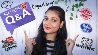 50k special 😍 | Q&A | Copyright, Earning, Indian Idol and more!! | Kajal Sharma