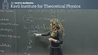 Open quantum systems: Opportunities & challenges ▸ KITP Blackboard Talk by Sabrina Maniscalco