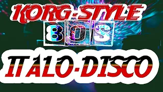 DISCO KORG STYLE 80s KORG PA 600 , ITALO DISCO 2023