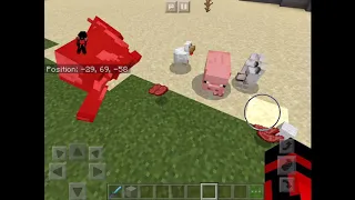 Chicken Vs Pig Vs Cow Vs Sheep Vs Wolf - Minecraft Mob Battle