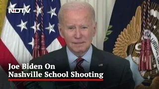 "It's Just Sick": US President Joe Biden On Nashville School Shooting