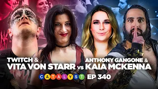 Catalyst Wrestling | Anthony Gangone & Kaia McKenna vs Twitch & Vita VonStarr | MIXED TAG TEAM MATCH