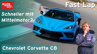 Corvette C8 Stingray: Schneller mit Mittelmotor? - Fast Lap | auto motor und sport