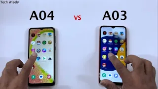 SAMSUNG A04 vs A03  - SPEED TEST