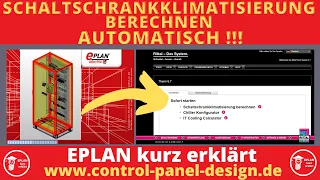 Schaltschrankklimatisierung automatisch berechnen lassen. Mit EPLAN und Rittal Therm