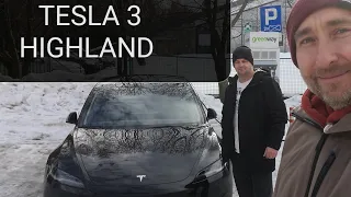 Perypetie: Nowa Tesla model 3 HighLand na Zakopane Test, Zimowy Test