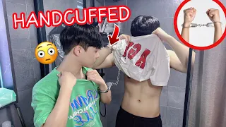 HANDCUFFED To My Boyfriend For 24 Hours! [Gay Couple Lucas&Kibo BL]