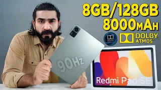 This Redmi Tablet Comes with 90 Hz Display, 8000mAh Battery, 8/128GB & DOLBY ATMOS Ft. Redmi Pad SE