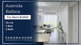 $1,600 Beautiful and fully furnished apartment for rent on Avenida Balboa