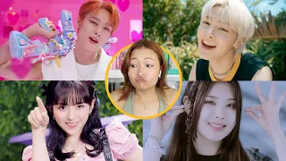 REACTING TO THE BOYZ, PURPLE KISS, STRAY KIDS, KEP1ER: CUOK