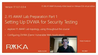 2: F5 AWAF Lab Preparation Part 1 _ Setting Up DVWA for Security Testing