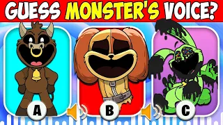 GUESS THE VOICE THE MONSTERS | Smiling Critters | Poppy Playtime Chapter 3 Characters